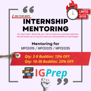 INTERNSHIP MENTORING FOR MAPC