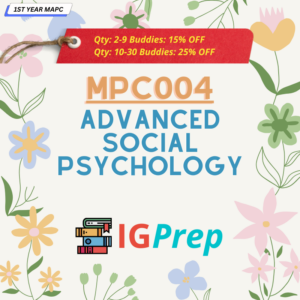 MPC004-Advanced Social Psychology