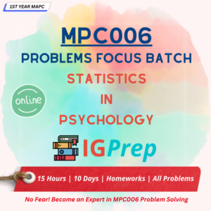 MPC006-Problems Focus Batch - Statistics in Psychology