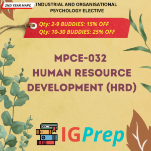 MPCE032-Human Resource Development (HRD) for IGNOU MA Psychology(MAPC)